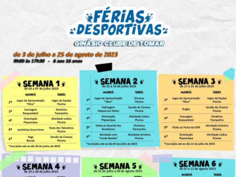 Férias Desportivas Ginásio Clube de Tomar