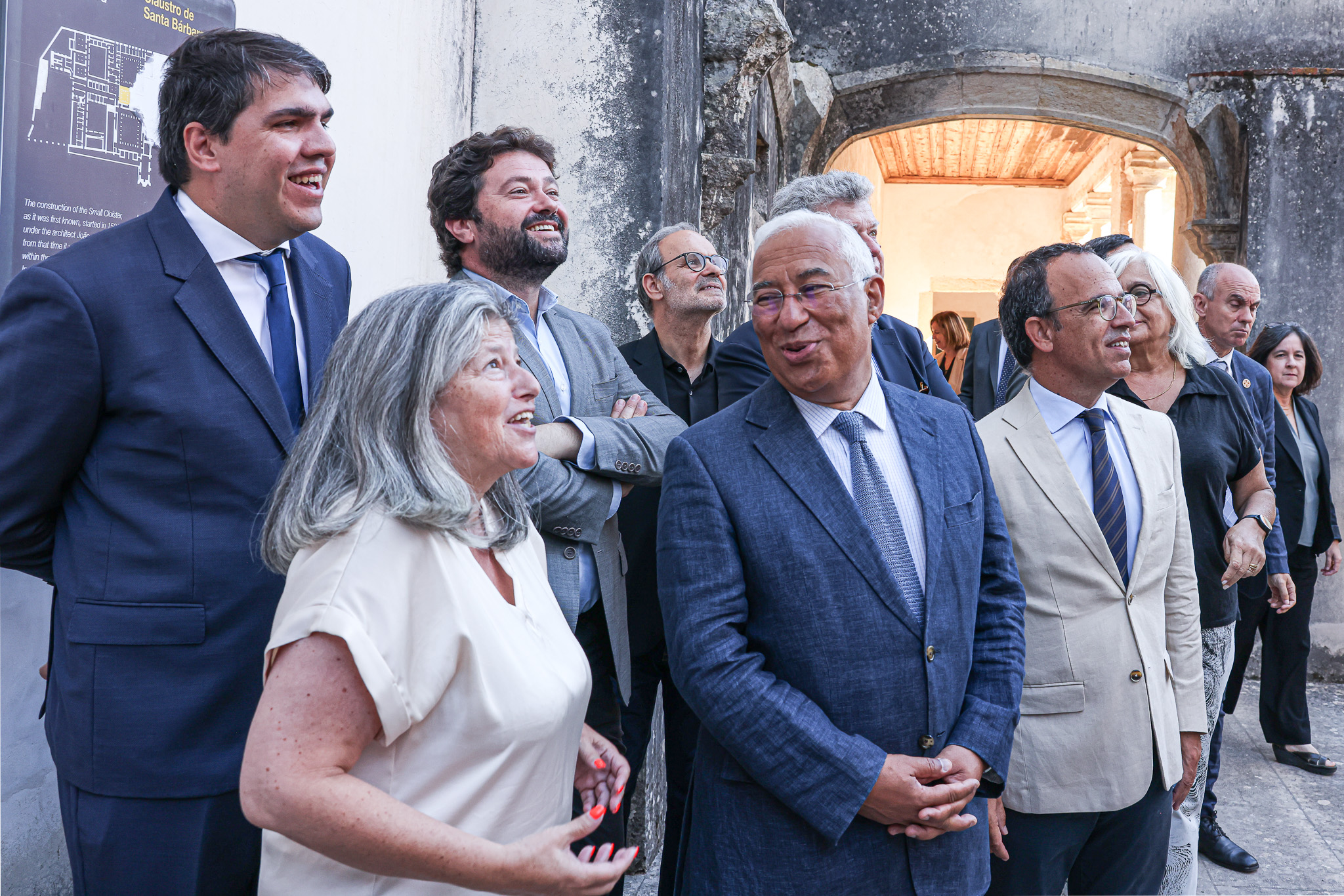 Visita do Primeiro-Ministro às obras atuais e futuras no Convento de Cristo.