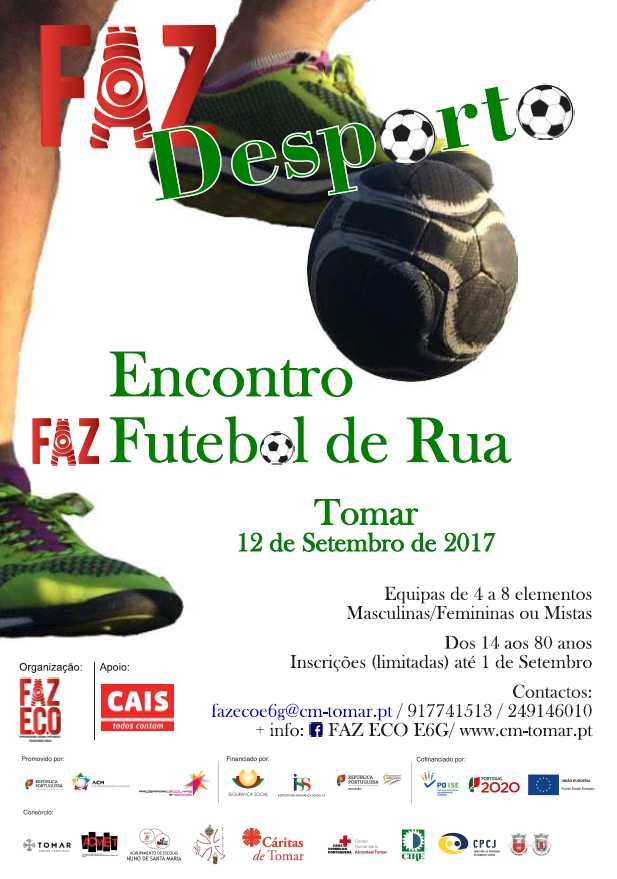 Cartaz Futebol de Rua